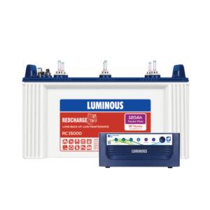 Luminous Eco Volt Neo 850 with Red Charge RC15000 120Ah