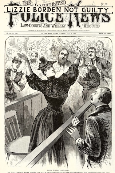 Lizzie Borden's fate was a big story for the the illustrated Police News in 1893.