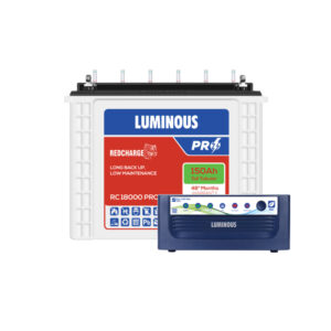 Luminous Eco Volt Neo 1050 with Red Charge RC18000 PRO 150Ah