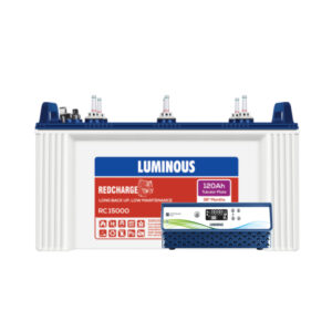 Luminous Optimus 1250 with Red Charge RC15000 120Ah